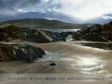 beach landscape painting