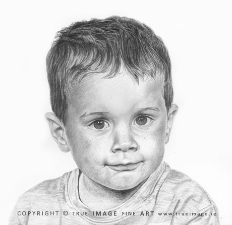 boy pencil portrait