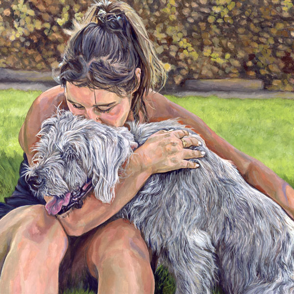 People and dog portraits, children, wedding and sporting portraits, horse paintings, landscape and house portraits in pencil or acrylic from your photos by a portrait artist in kilcock ireland