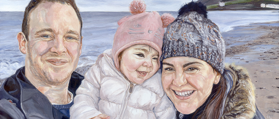 People portraits and pet portraits from photographs by True Image Fine Art