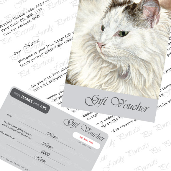 Pet and Family Portrait Gift Vouchers